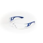 - Safety Glasses Sporty Cool Blue Frame Spectacle Clear Lenses