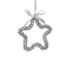 Iron Star With Bells 12X3X1CM - Silver