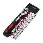 12 Piece Wrench Socket Set