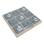 Wooden Tic-tac-toe Nautical 20X20CM
