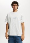 Cotton On Box Fit Graphic T-Shirt - Baby Blue tour 96