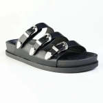 Madison 3 Buckle Sandal - Black - 8