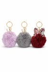 Fluffy Pom Pom Keychain 9CM