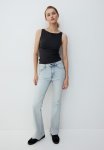 Flared High Jeans - Pale Denim Blue