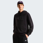 Mens Crew Peak Light Hoodie Black - Black 2XL