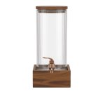 2.8L Glass Dispenser With Wdn Lid & Square Base
