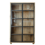 Zara Display Cabinet - American Ash / Mid Brown