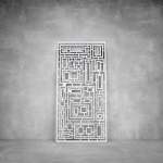 Laser Cut Screen - Design 040 - 2900 X 1400 X 20 Matt White Outdoor