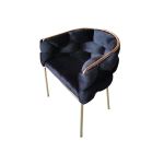 Abstract Occasional Chair Black