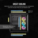 Icue Link 6500X Rgb Mid-tower Dual Chamber PC Case Black.