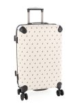 Polo Double Pack 4 Wheel Medium Trolley Case -beige - Ys Travel Bags