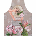 Printed Apron Protea Hat