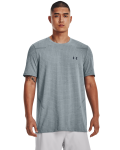 Men's Ua Seamless Grid Short Sleeve - Harbor Blue XL