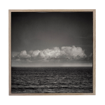 Cloudscape 2 Art Print - 60 X 60CM Framed Canvas With Natural Wood Frame
