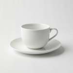 - Super White Coupe Cup & Saucer