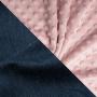 Small Weighted Blanket - Dark Rose / Denim / Colour