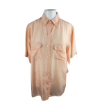 Vintage Silk Shortsleeve Shirt - S m