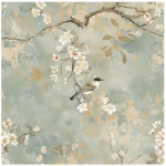 Scatter Cushion Or Cushion Cover Studio Floral Bird