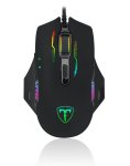T-Dagger Recruit 3200DPI 6 BUTTON|180CM Cable|ambi-design|rgb Backlit Gaming Mouse - Black