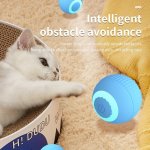 Interactive Cat Toy Ball - USB Rechargeable Self-rotating & Bouncing For Endless Fun Ideal Indoor Play Gift For All Cat Types
