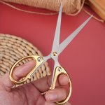 1PC Sharp Stationery Scissors Office Scissors Home Tailor Thread Cutting Handmade Paper Cutting Student Pointed Small Scissors M