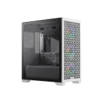 Cooler Master Case Masterbox 302 Mini-tower Tempered Glass Side Panel Preinstalled 3 X 120MM Fans 1 X 2.5" Hdd WHITE-E302-WGNN-
