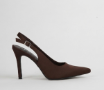 Stiletto Slingback - 8 Black