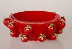 Red Strawberry Fruit Bowl 11X33CM