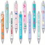 10-Pack Retractable Nursing Ballpoint Pens - Medium Point Plastic Body Appreciation Gift Set For Nurses Staff & Students With Smooth Black Ink And Stylus Tip