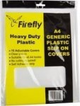 A4 Heavy Duty Slip-on Plastic Book Covers 75MICRON 10 Pack