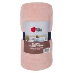 Real Home Assorted Flannel Fleece Throw 125CM X 150CM