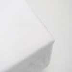 200 Thread Count Cotton Rich Percale Fitted Sheet White - King Xlxd 182X202X35CM