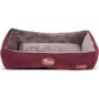 Tramps Thermal Lounger Cat Bed Burgundy