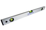 Levels Aluminium 3 Vial 97A Silver 600MM