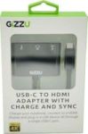 GIZZU Usb-c To USB 3.0 And HDMI Adapter With Charge And Sync Grey
