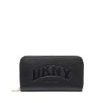 Hadlee Large Zip Around Wallet -black gold
