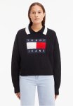 Tommy Hilfiger Flag Collar Sweater - Ancient Black