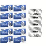 10/20/40/100PCS Double Edge Safety Razor Blades Platinum Coated Hi-stainless Steel Razor Blades - Fits Most Safety Manual Razors