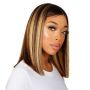 14INCH Highlight Piano Wig Straight Human HAIR-13X4 Full Frontal Wig