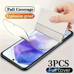 3PCS HD Water Gel Film Suitable For Samsung Galaxy A55 A35 Screen Protectors Scratch-resistant And Drop-resistant Tpu Easy To In