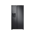 Samsung 617L Side By Side Fridge With Ice Dispenser - Gentle Black