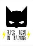 Superhero In Training - Acrylic Wall Print - 600MM X 600MM