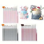 15PCS SET Fondant Cake Brush Diy Sugar Craft Baking Decorating Tools Cake Pen Pastry Brush For Fondant Painting Baking Tools
