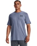 Men's Ua Sportstyle Left Chest Short Sleeve Shirt - Aurora Purple XL