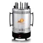 RAF Electric Vertical 8 Grill Skewers Portable 360 Degree Rotating Bbq Grill