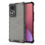 For Xiaomi 12 Pro Shockproof Honeycomb PC + Tpu Phone Case Black