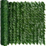 1PC Uv-resistant Artificial Ivy Privacy Screen - Faux Leaf Hedge For Outdoor Garden Balcony & Wall Decor
