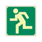 Sabs Running Man Left Photoluminescent Sign E28