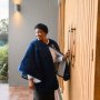 Wearing Cape - Anglican Mothers Union Navy/natural - 160 X 180 Cm