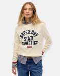 Slouchy Intarsia Graphic Desert Bone Offwhite Knitwear - XL White